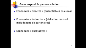 Évaluation des solutions