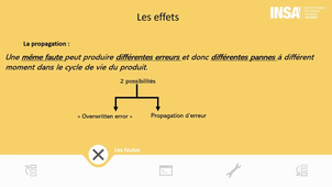 Elimination des fautes Propagation erreur